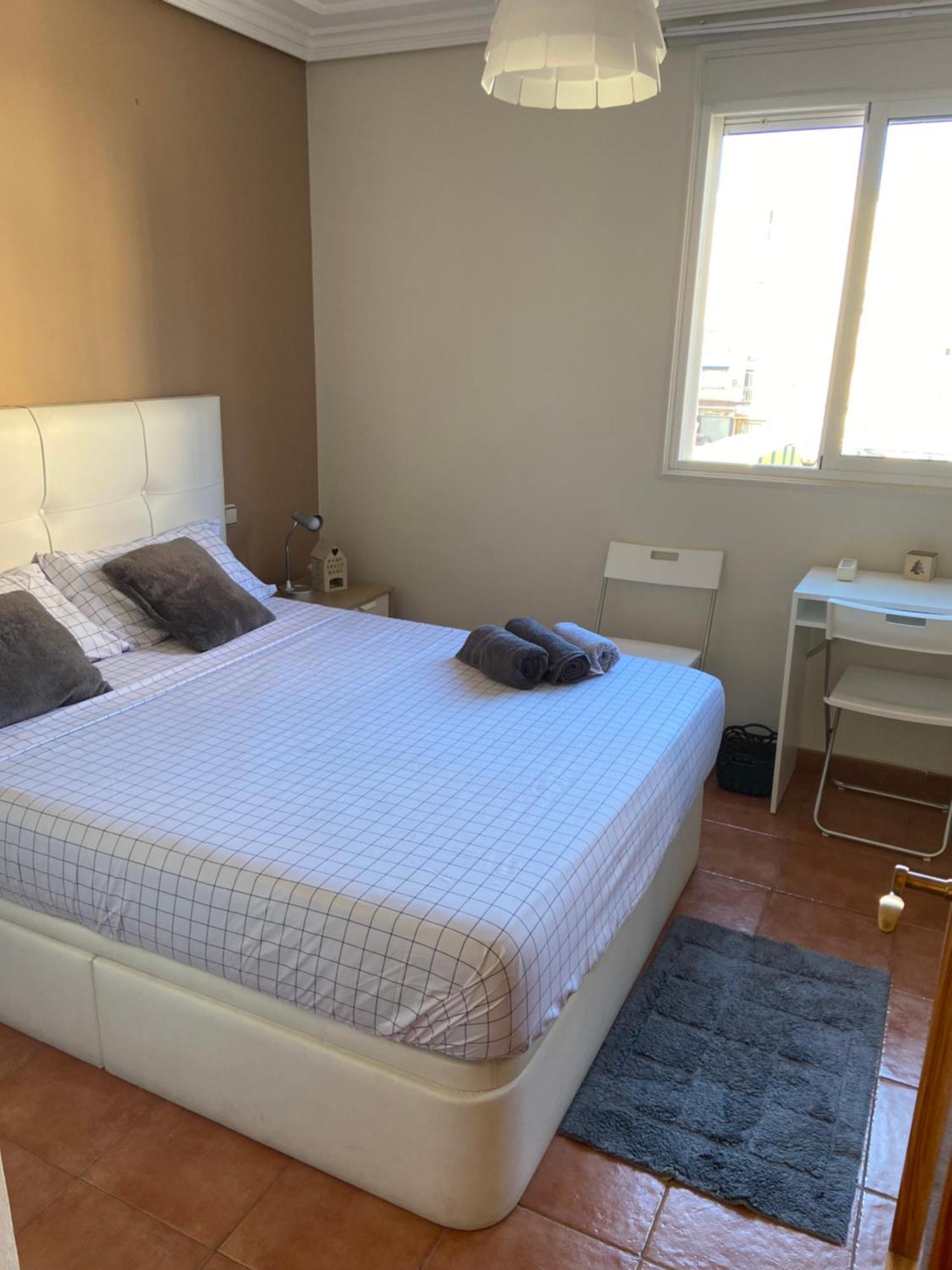 Habitacion Con Cama Matrimonial En Málaga Esterno foto